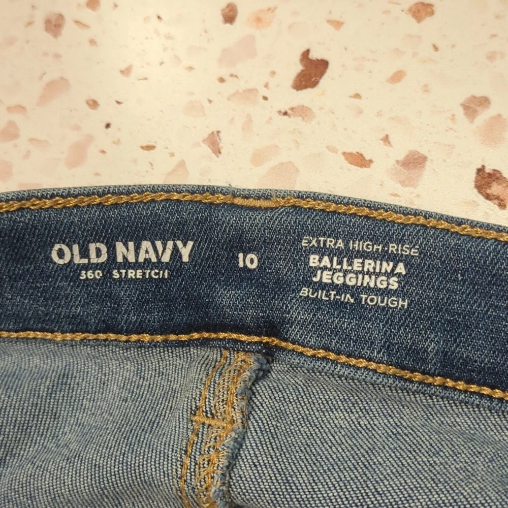 Old Navy | Extra High-Rise Ballerina Leggings Medium Blue | 10